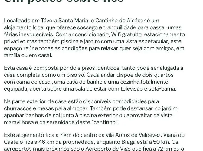 Cantinho D'alcacer Feriehus *